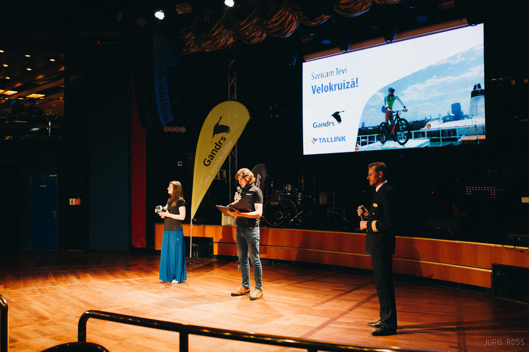 Gandrs rīkotajs velokruīzu uz Stokholmu ar Tallink Romantika kuģi