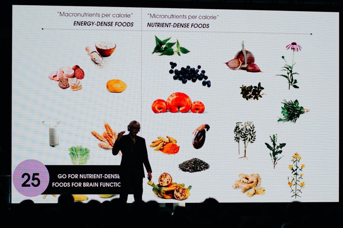 Biohakeru konference 2019 RISEBA hallē par miegu, uzturu, gavēšanu, rū