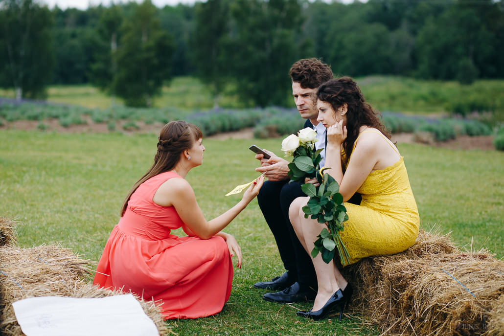 Kāzu diena ar lavandas aromātu Vidzemes lavandu audzētavā un svinības