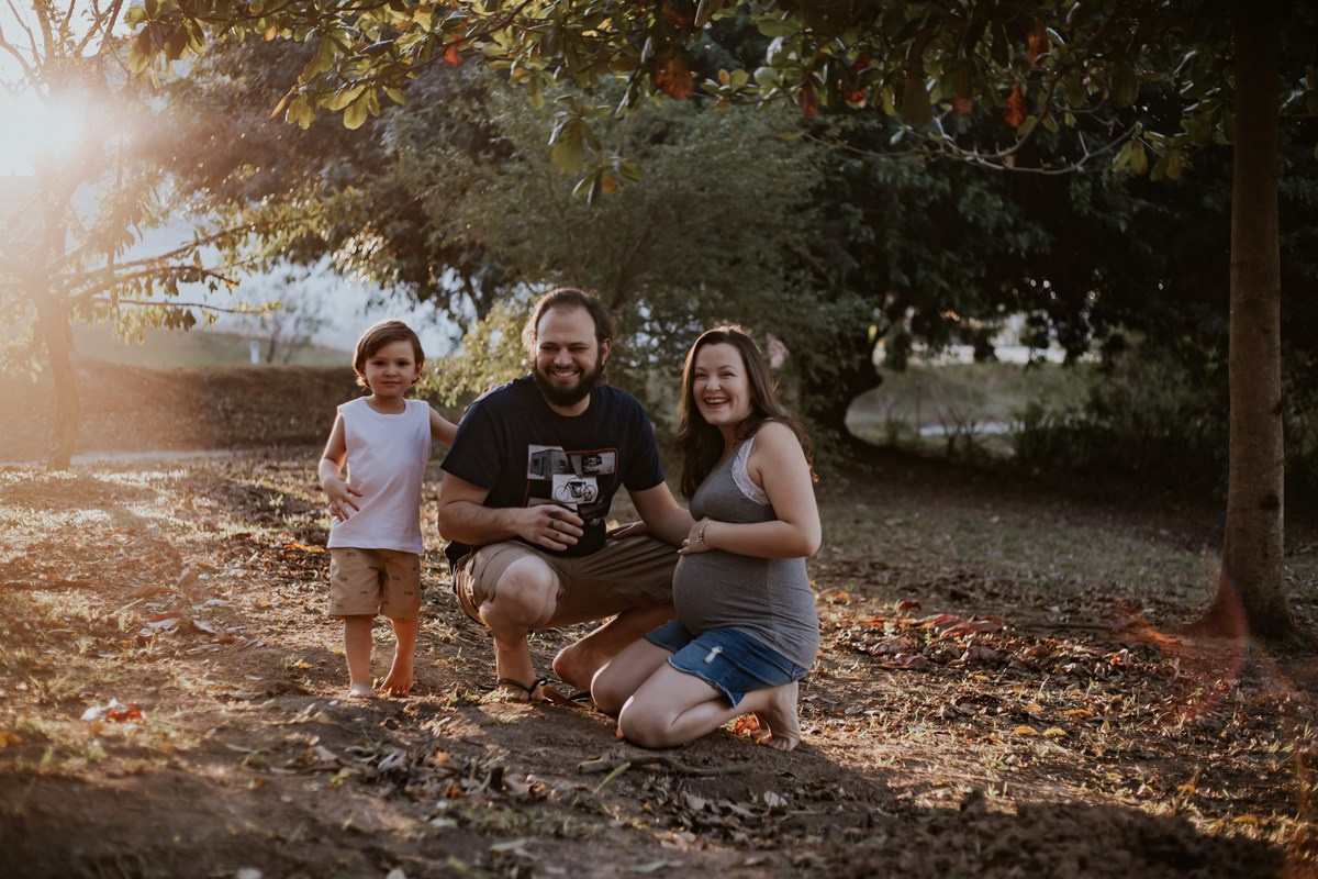 Luana, Victor e Theo a espera de Luísa. Fotógrafa de Eventos em São Paulo e Sorocaba Kika Damasceno
