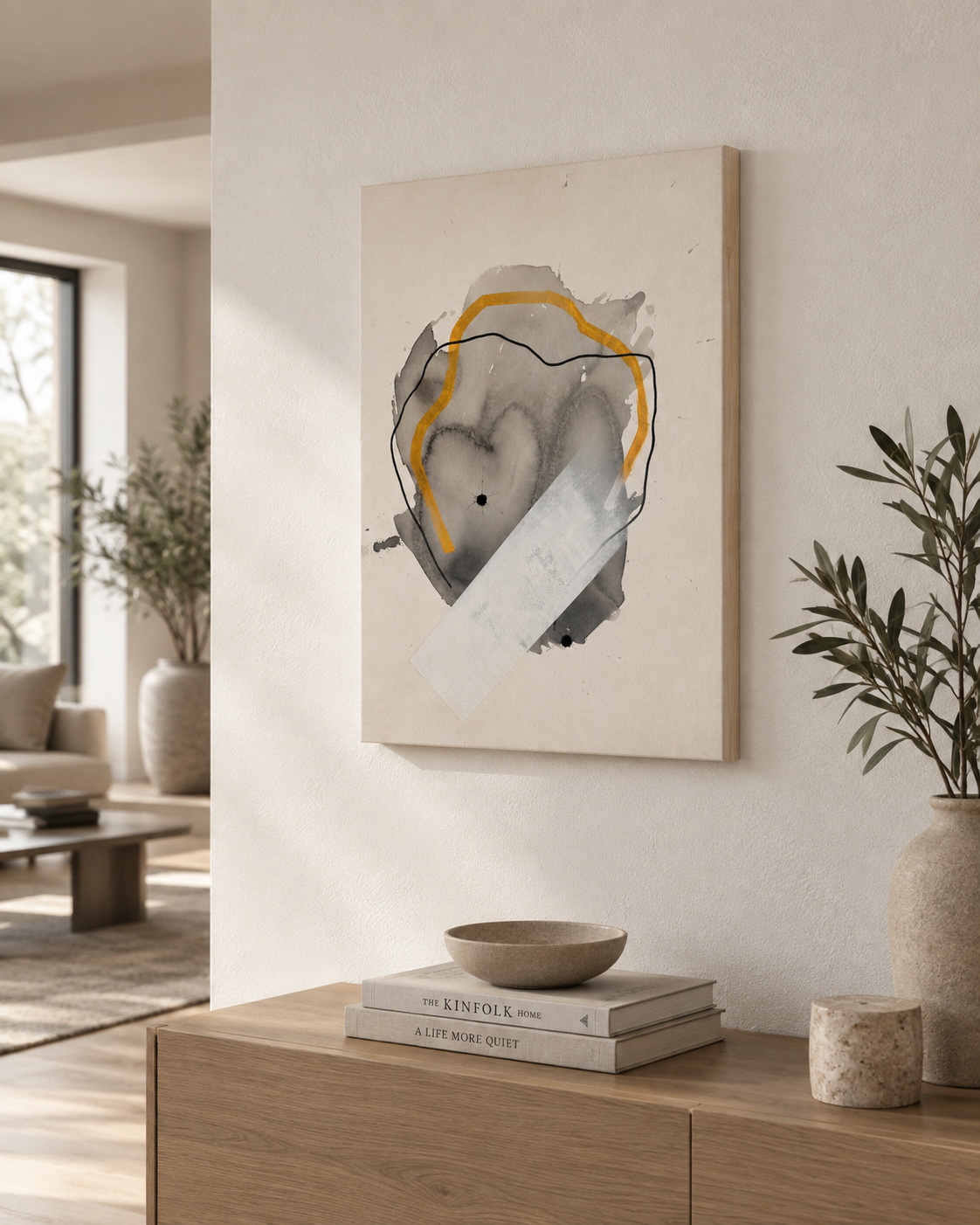 HMG 2026 - 004 / Werkansichten. Danielb.art - Abstrakte Kunst zwischen Ruhe, Linie und Fläche