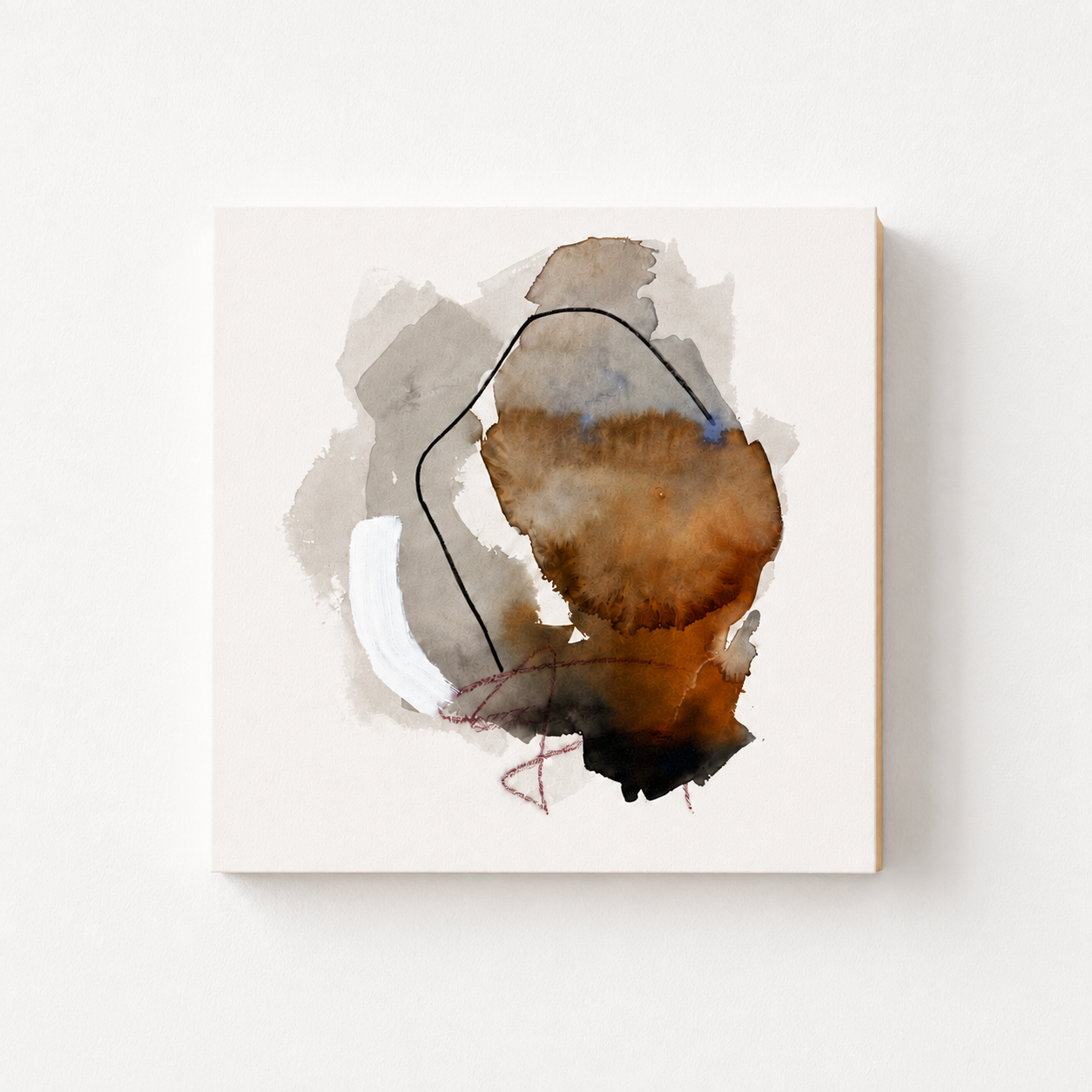 ZWISCHENRÄUME. Danielb.art - Abstrakte Kunst zwischen Ruhe, Linie und Fläche