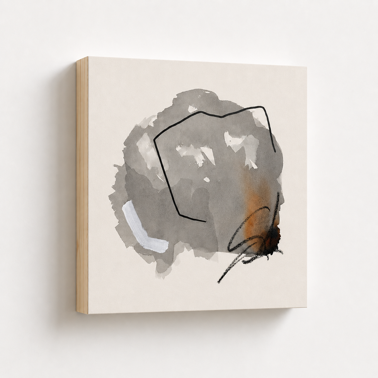 ZWISCHENRÄUME. Danielb.art - Abstrakte Kunst zwischen Ruhe, Linie und Fläche