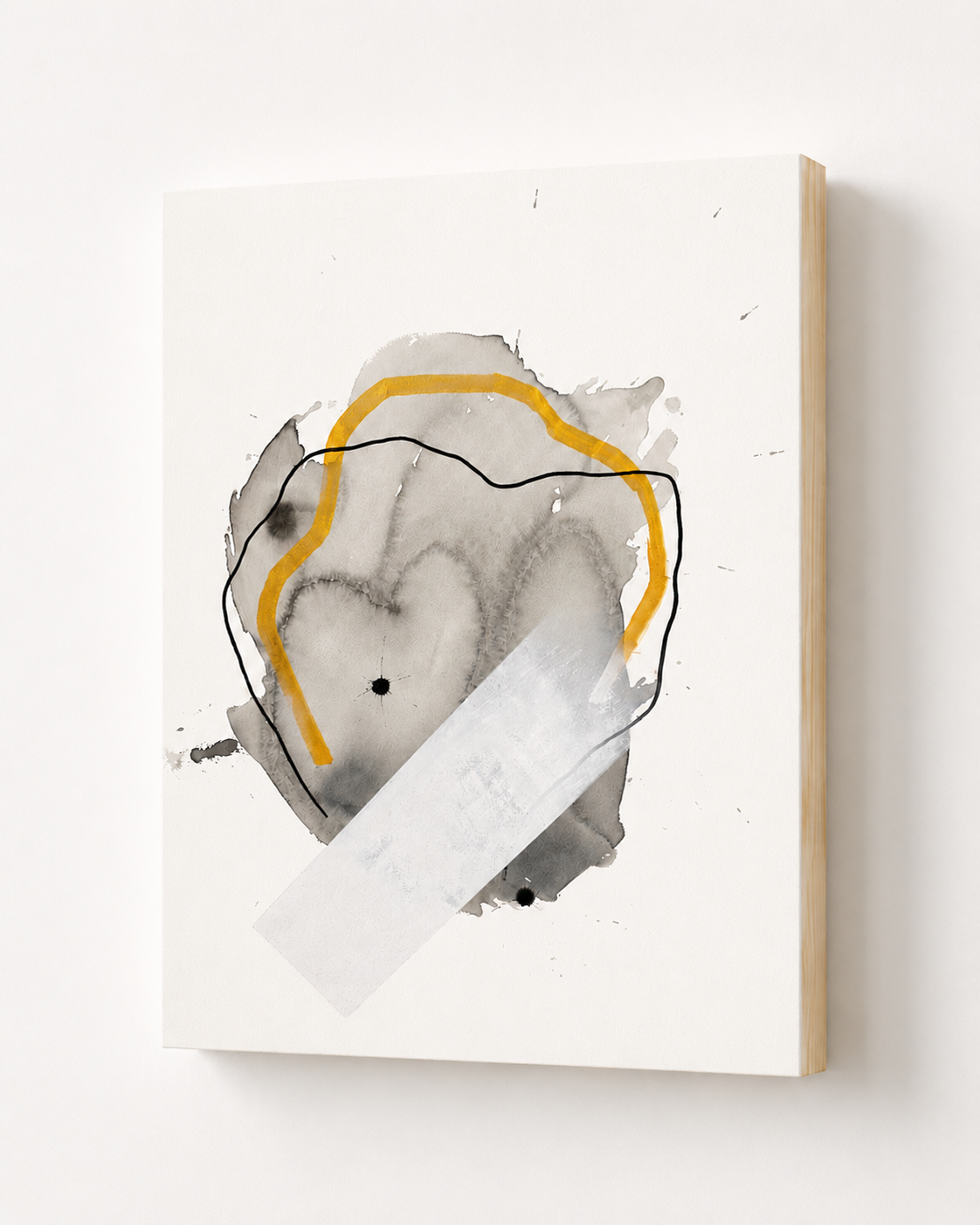 ZWISCHENRÄUME. Danielb.art - Abstrakte Kunst zwischen Ruhe, Linie und Fläche