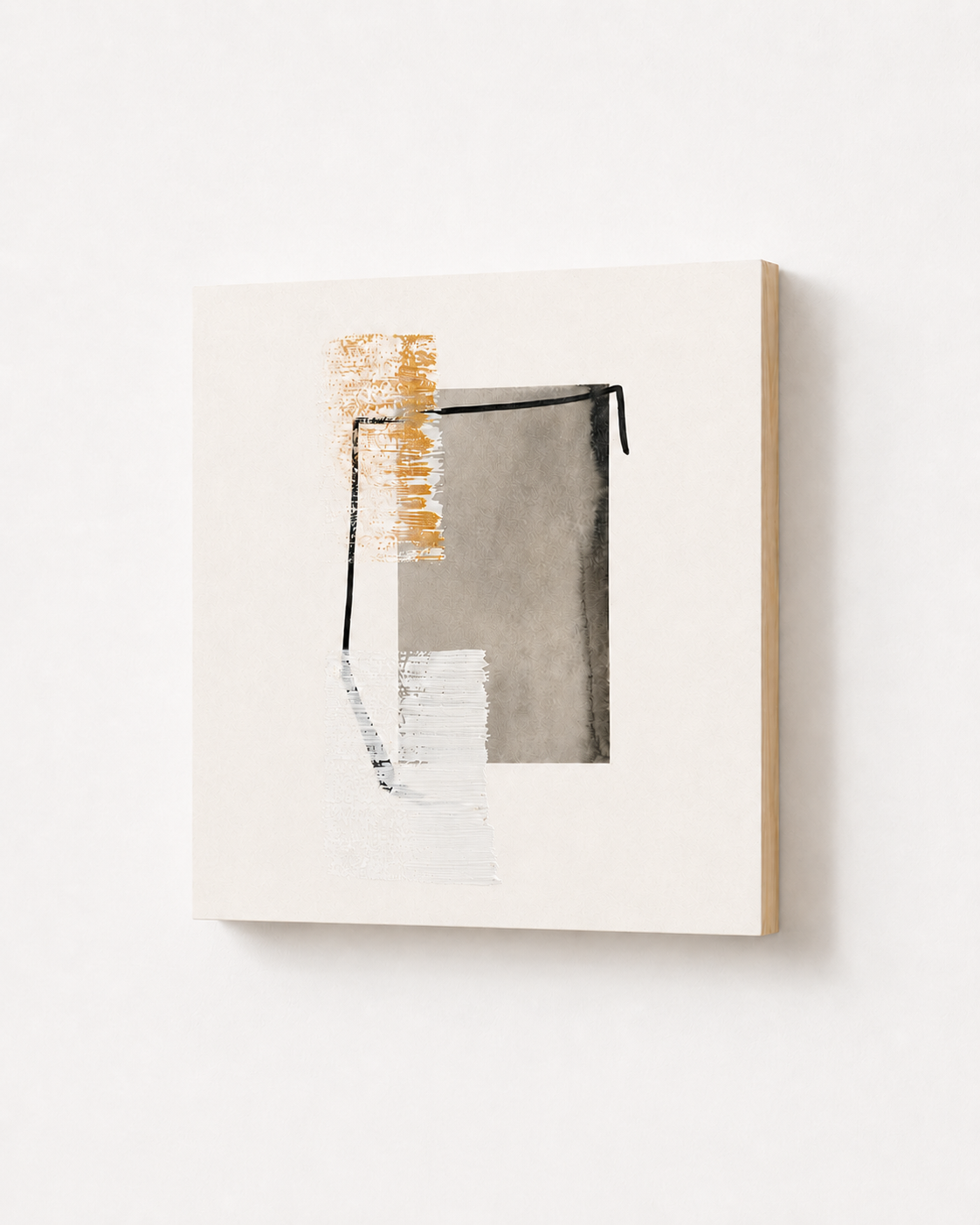 ZWISCHENRÄUME. Danielb.art - Abstrakte Kunst zwischen Ruhe, Linie und Fläche