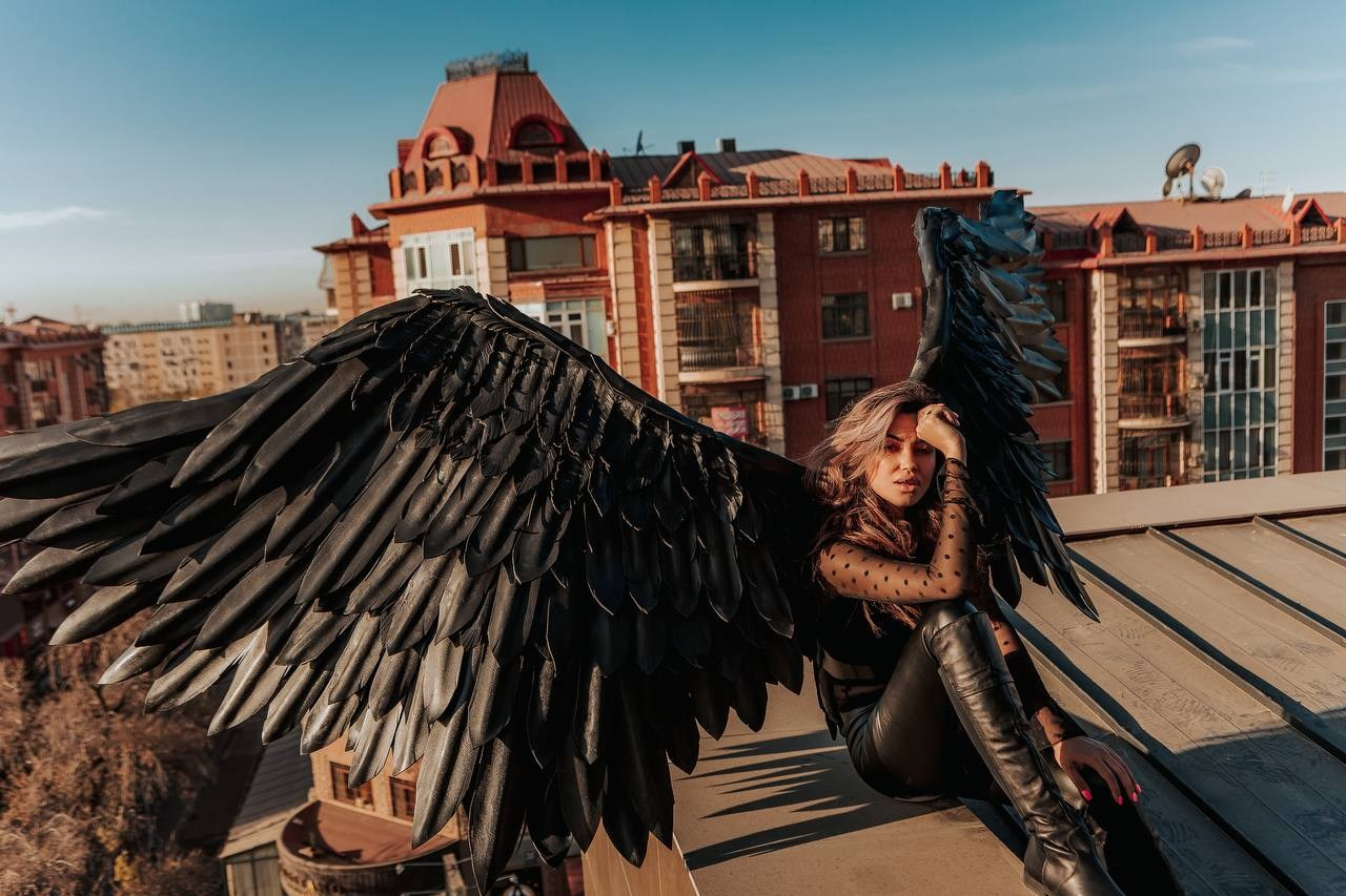 На крыше. Фотограф Вероника Яцына в Ташкенте