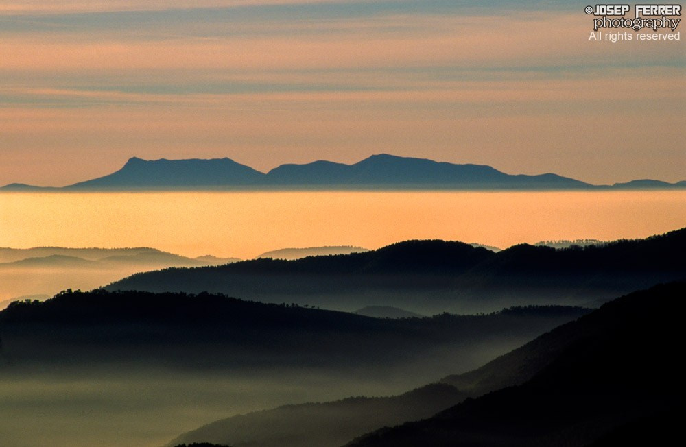 Clouds at sunrise, Ripolles, Catalan Pyrenees
