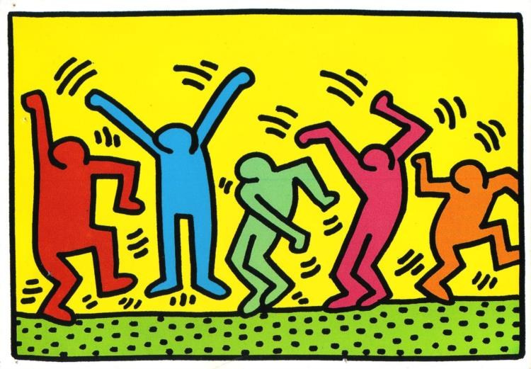 Keith Haring — Untitled (Dancing Figures) (1987)