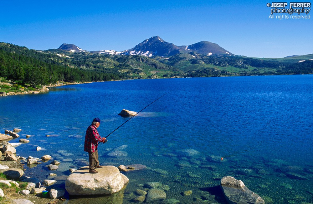 Fisherman, Pyrenees, Capcir