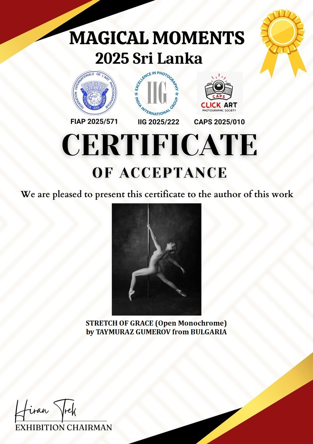 My Awards. Портретен и будоар фотограф в София | Таймураз Гумеров