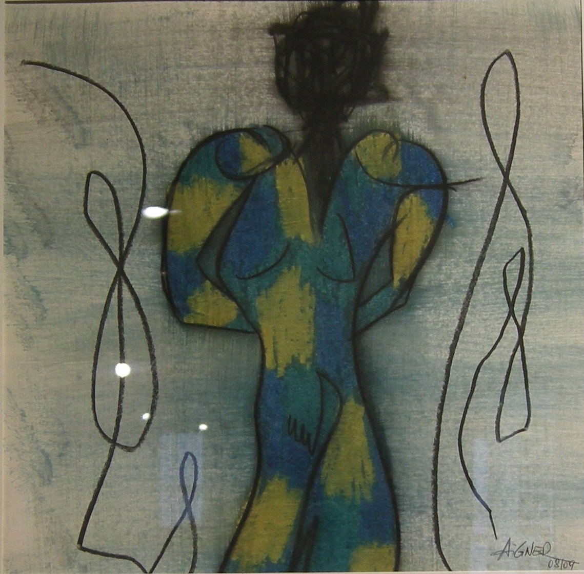 Begegnung mit mir 2009 - 40x40