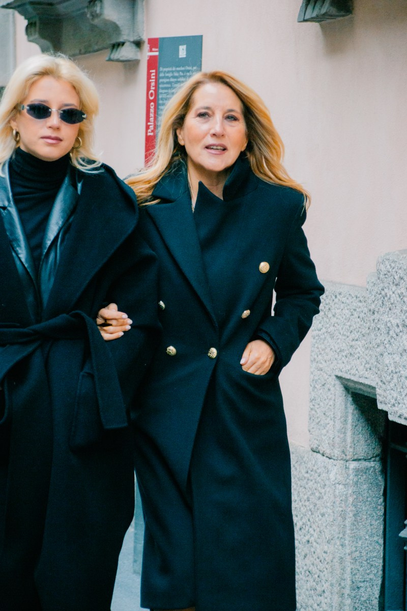 Street style in Milan. Milano Fashion Week. Jo Squillo in Milan