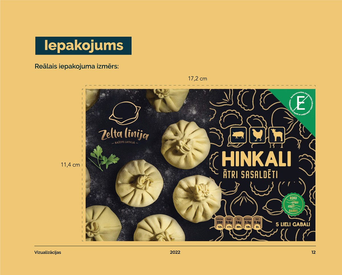 Packaging Design & Brand Identity for Zelta līnija frozen products. ContentLab — визуальный контент для бизнеса |📍Рига