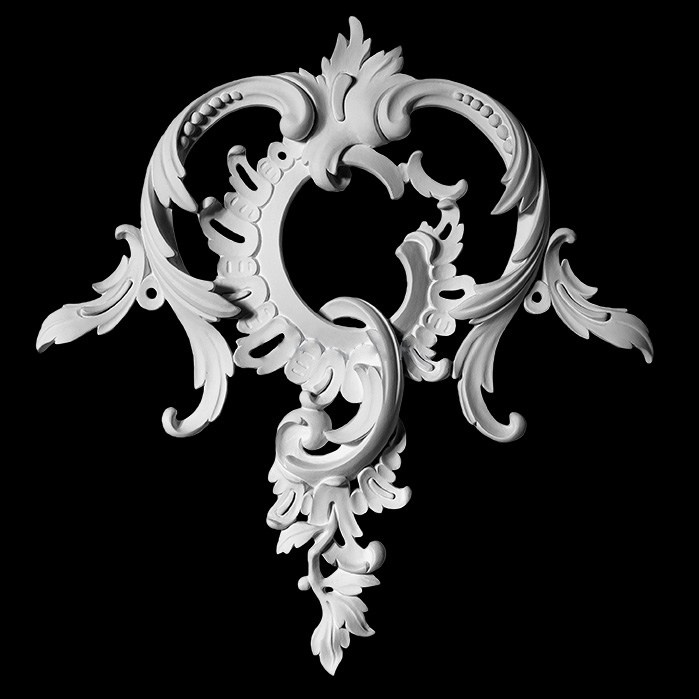 Cartouche Centerpiece. Plaster molding