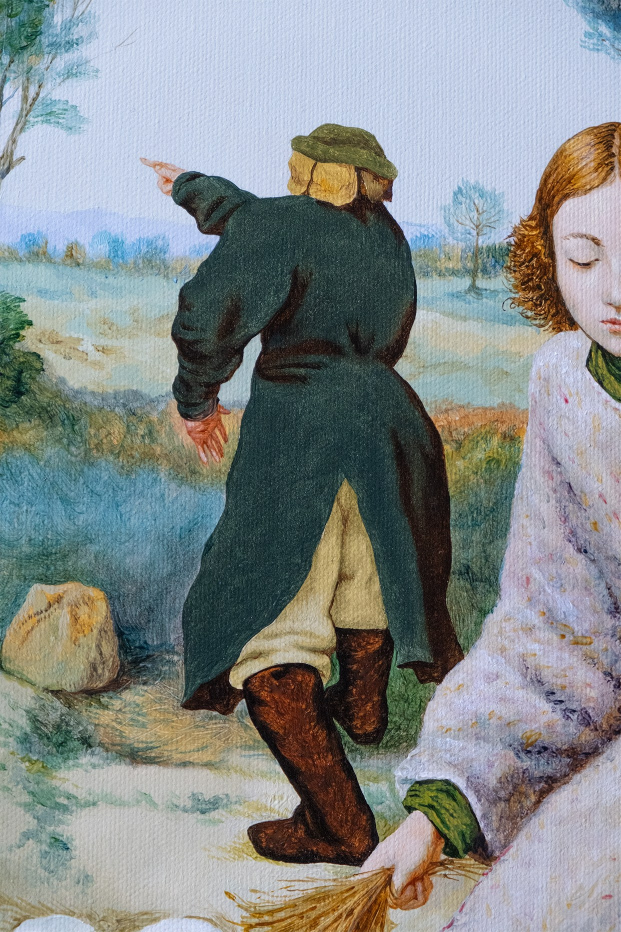 The girl in red socks. Paul Rog