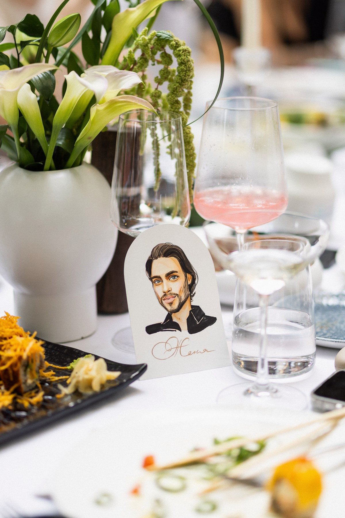 Wedding Seatings Cards. InnaIllustrator