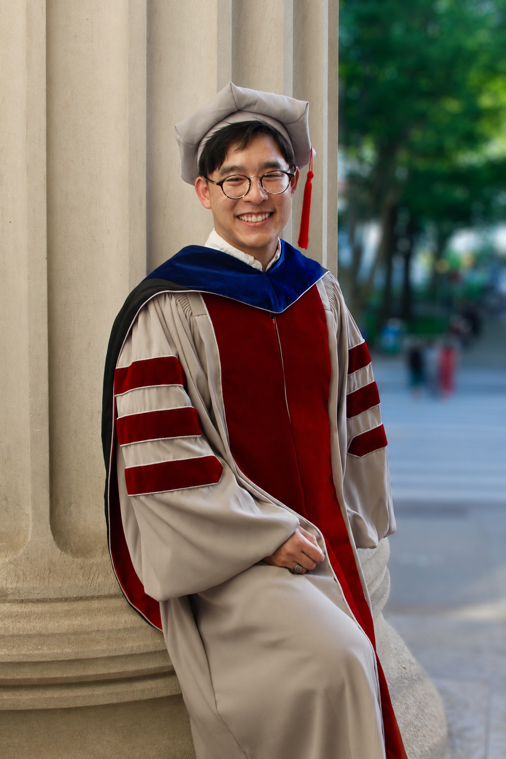 PhD graduation with Elton. Kelly Sang, graduation and portrait photographer in Boston