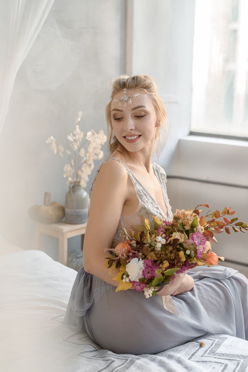 Свадебная фотосессия в студии. Семейный фотограф и фотограф новорожденных в Вильнюсе Ирина Беленкевич