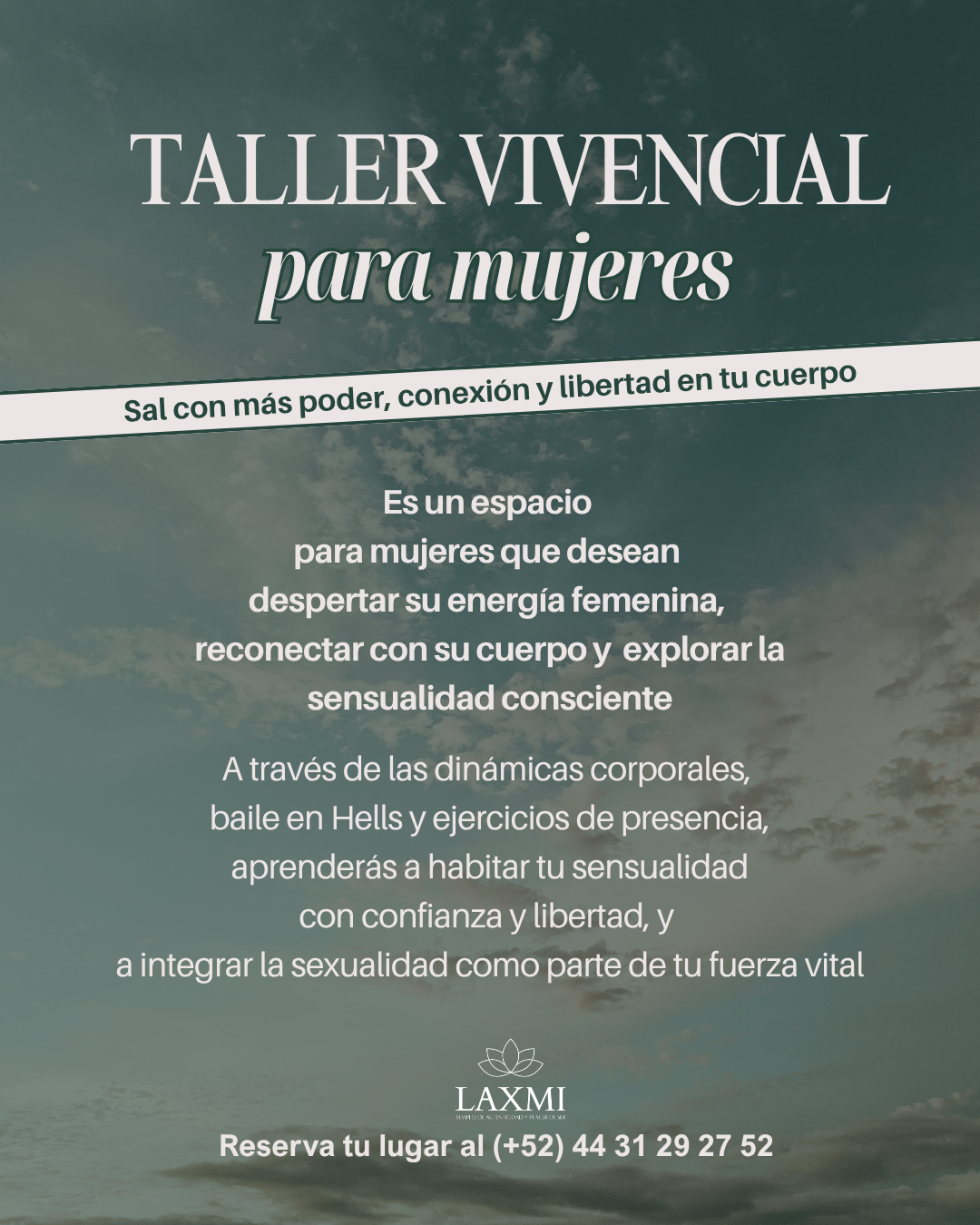 Taller vivencial: Despierta tu Diosa