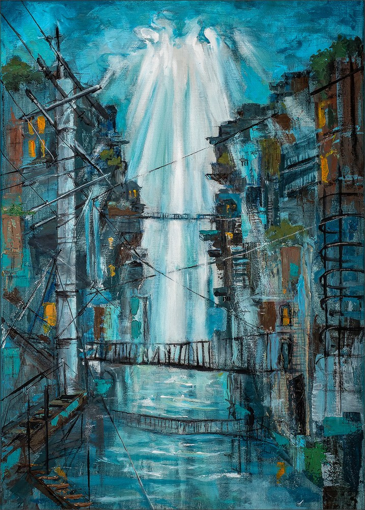 Atlantis. Angelina Sorokopud. Artist in Strasbourg