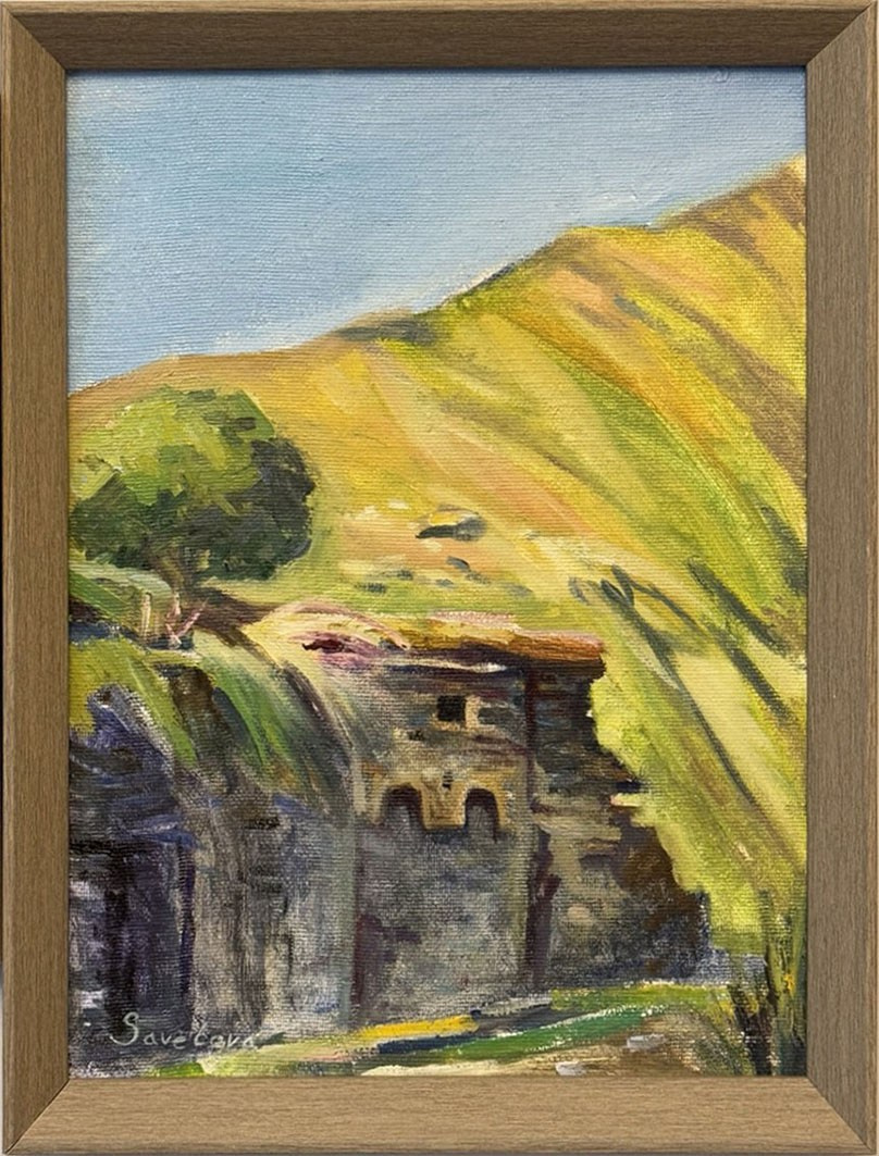«Ruins on the Slope». Художник живописец Савелова Ольга