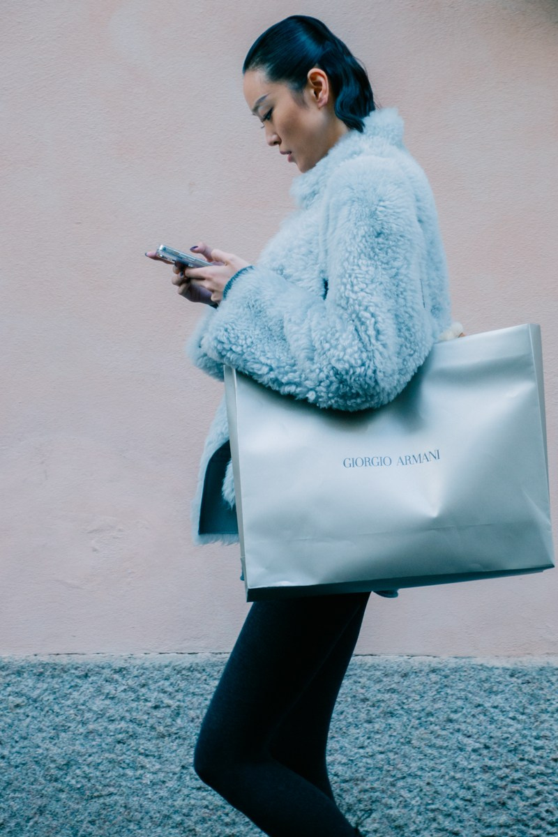 Street style in Milan. Milano Fashion Week