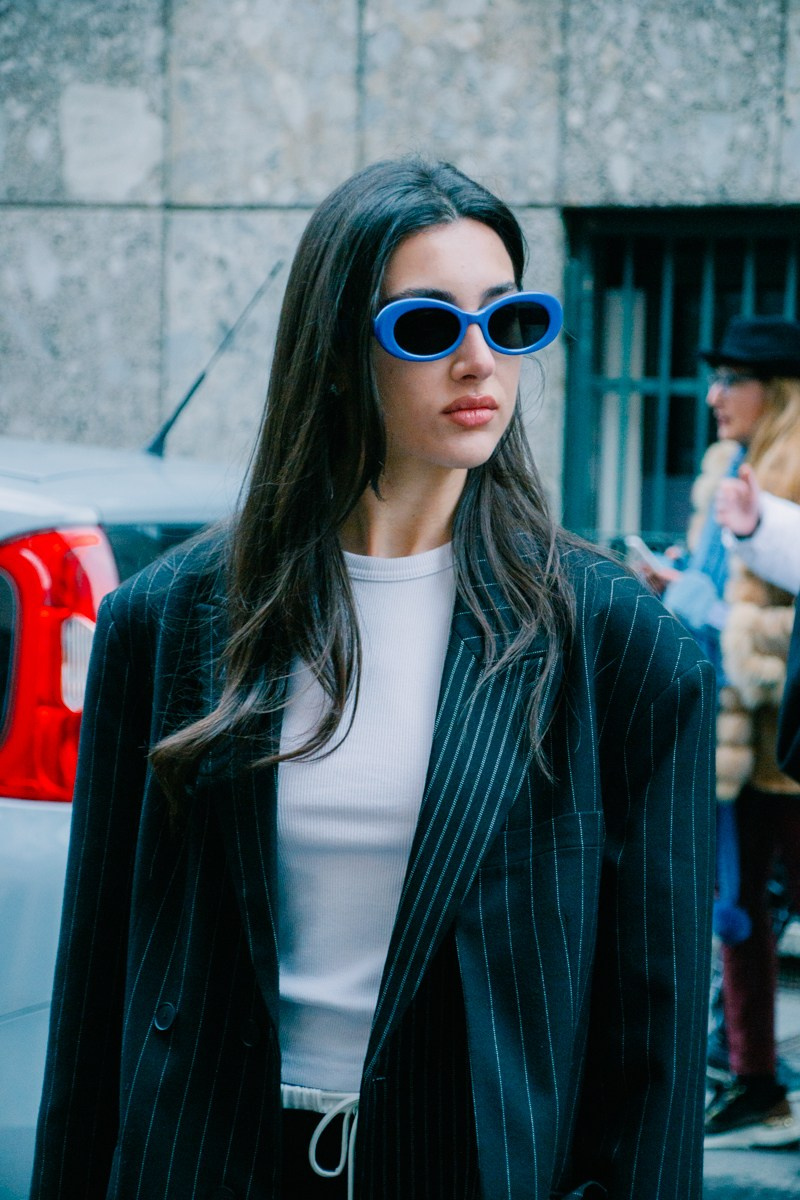 Street style in Milan. Milano Fashion Week