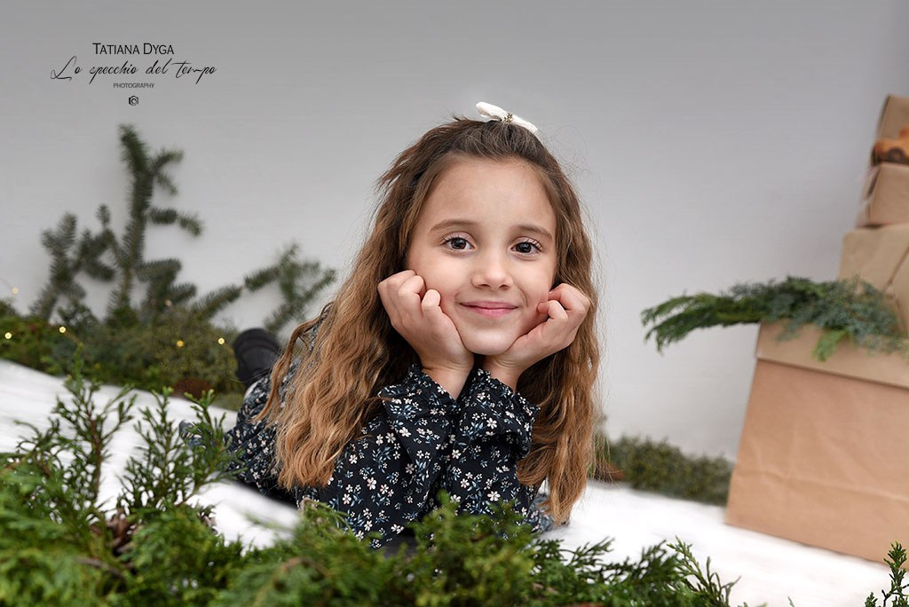 Mini sessioni «Cartolina di Natale». Lo specchio del tempo photography