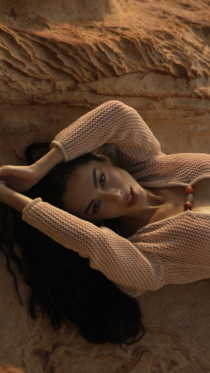 Sunrise between rocks