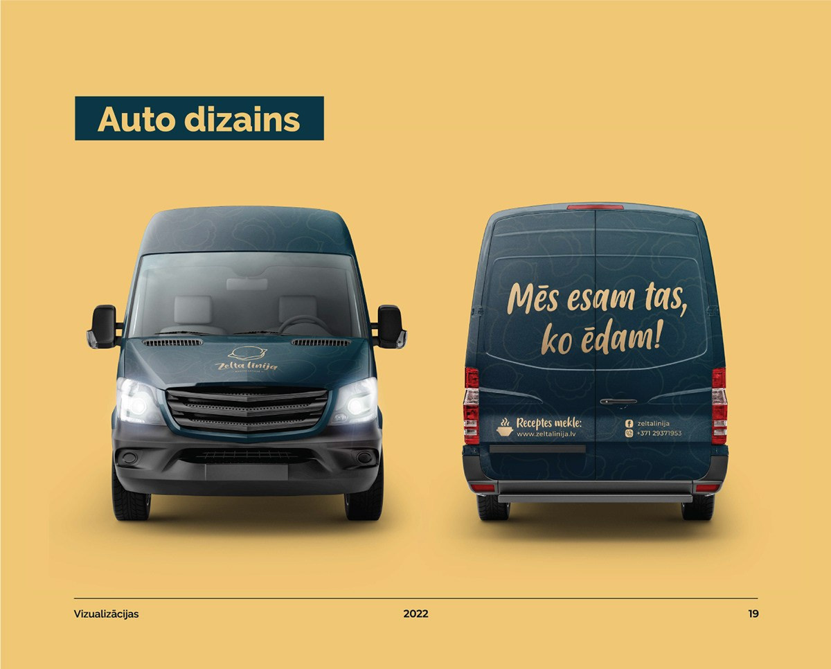 Packaging Design & Brand Identity for Zelta līnija frozen products. ContentLab — визуальный контент для бизнеса |📍Рига