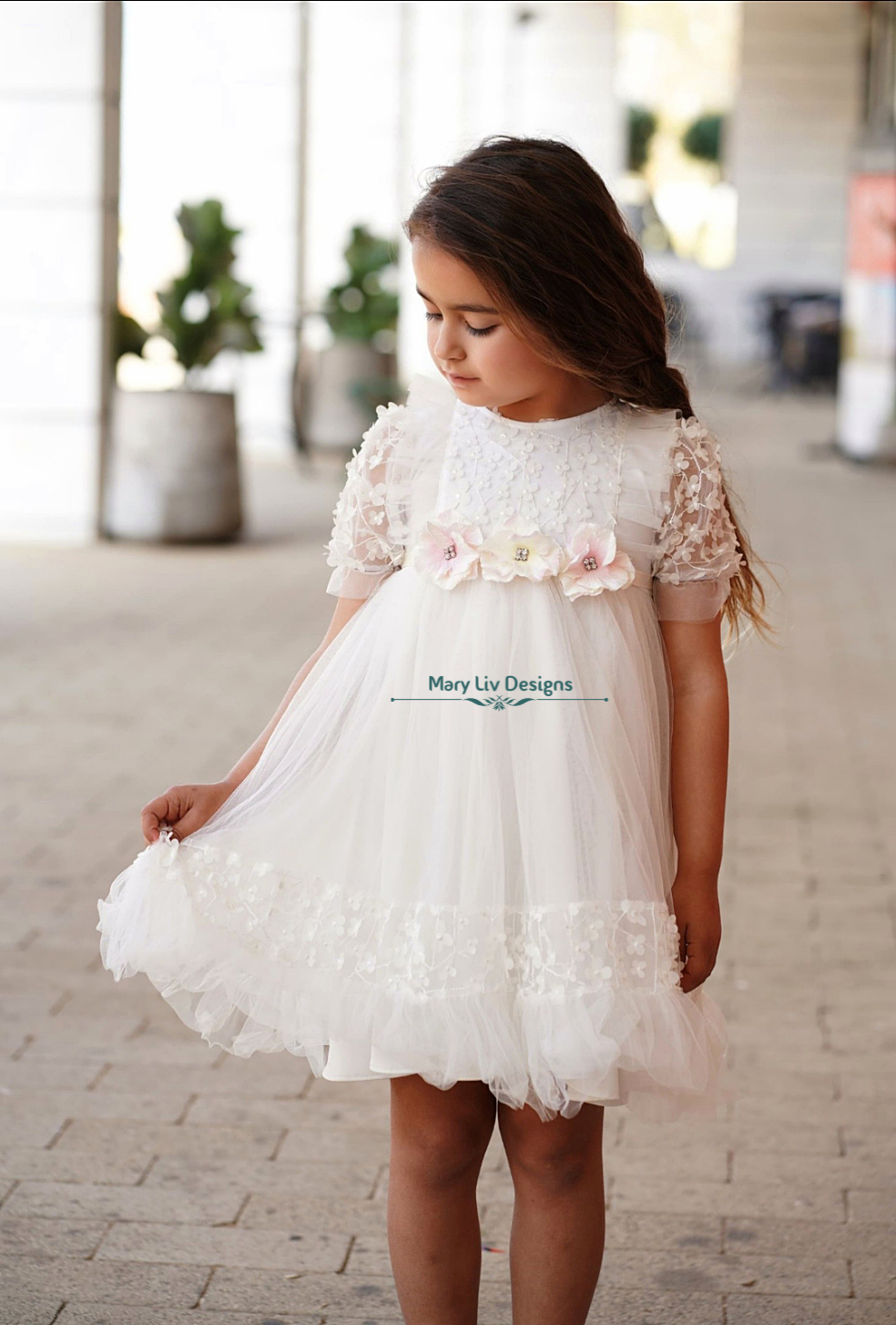 שמלה “Sabrina ". מרי ליב, מעצבת שמלות בתפירה אישית