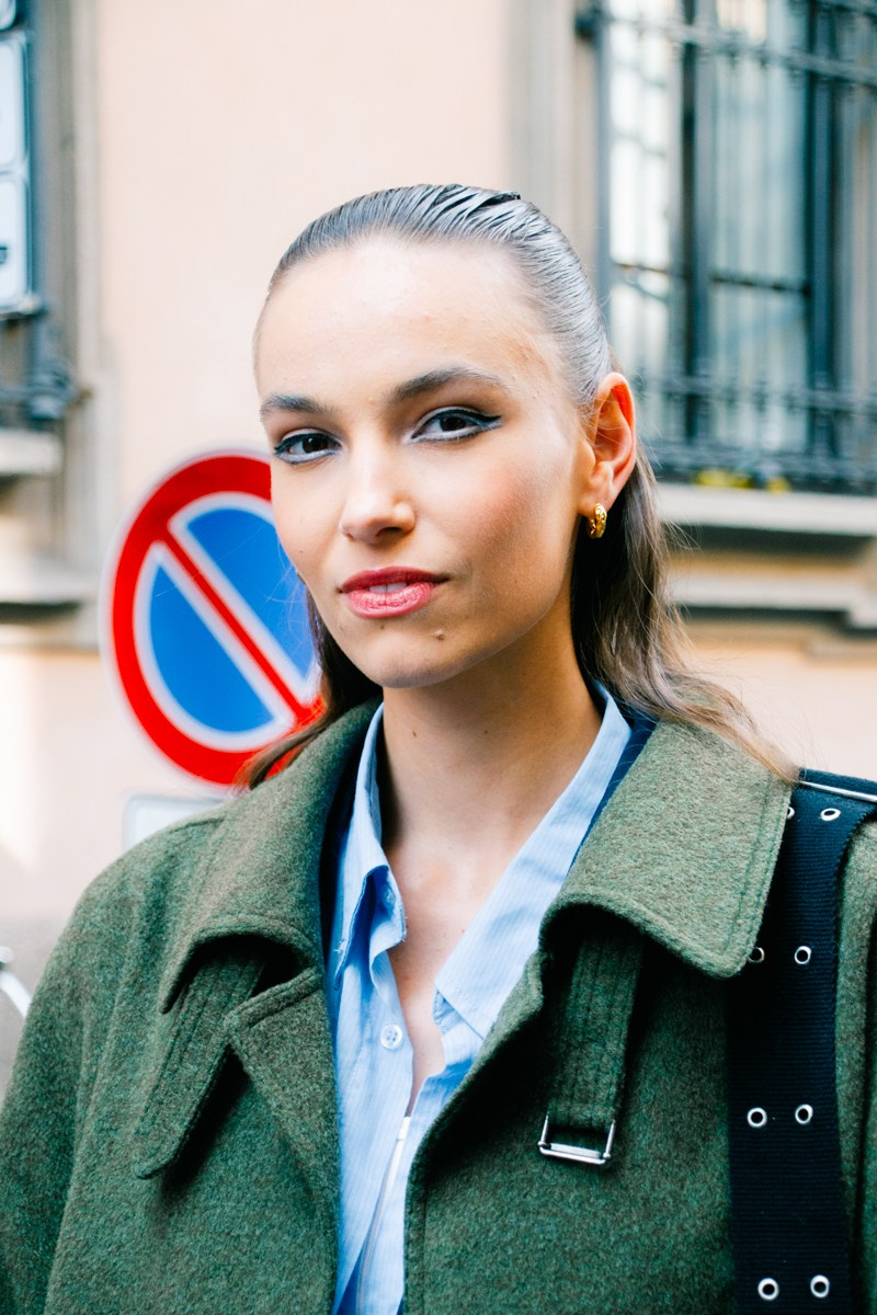 Street style in Milan. Milano Fashion Week