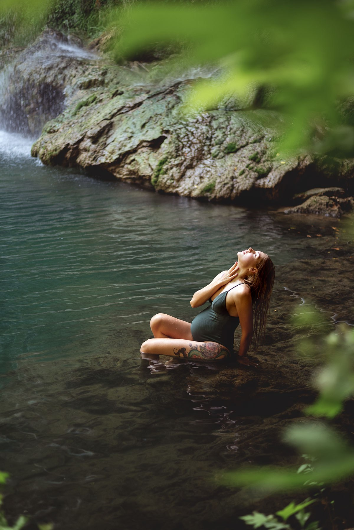 Живописный водопад с бирюзовой водой в Анталии. Фотограф Анталия, Кемер, Белек, Сиде Дарья Кая