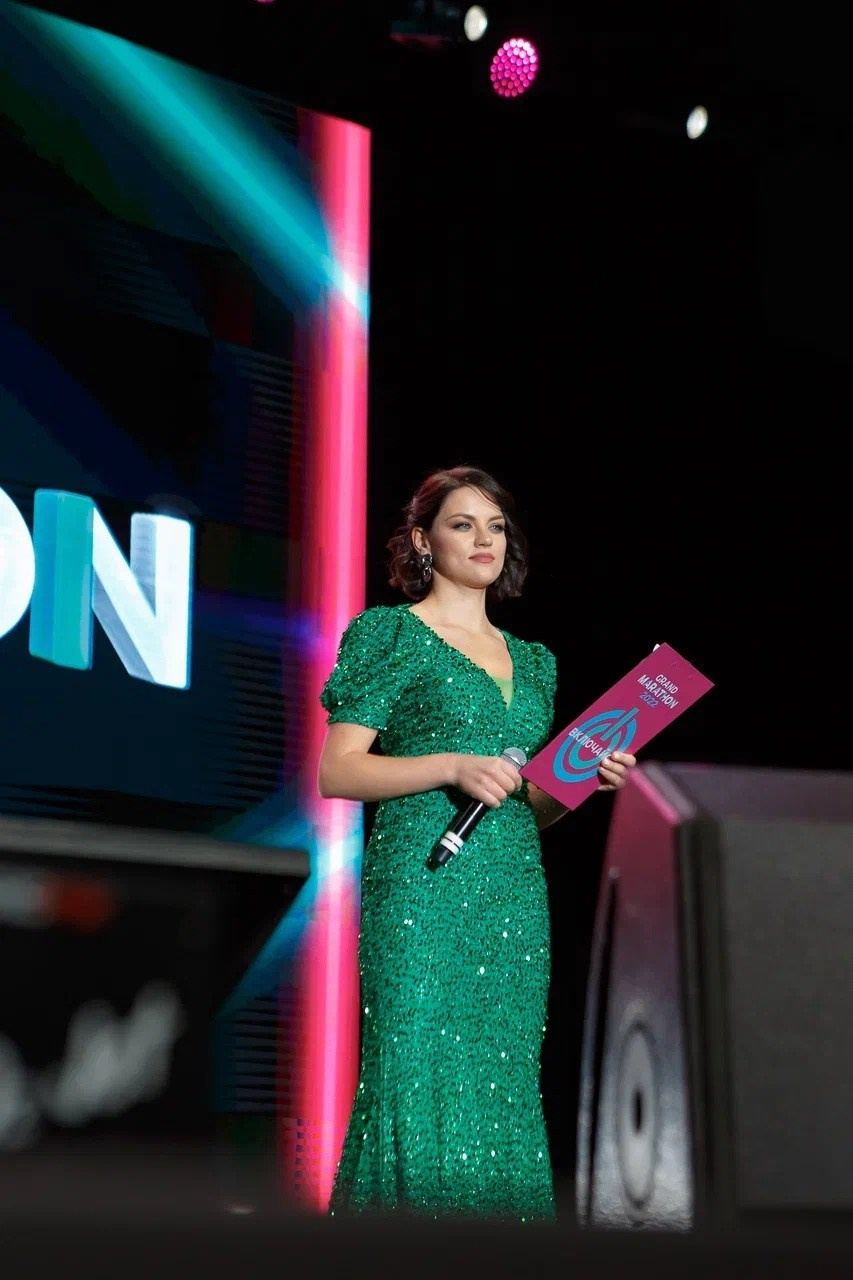 Grand Marathon Greenway Global Москва, Россия 4500 человек. Ведущая Москва Елена Чайка