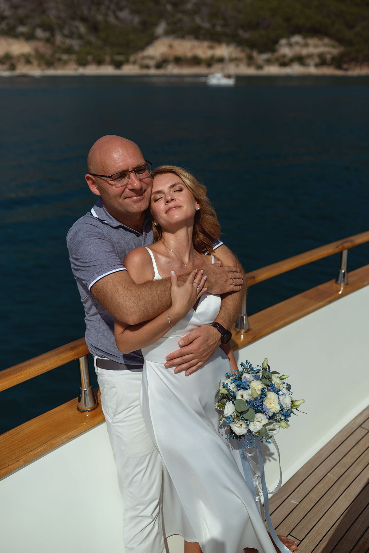 Свадьба на яхте. Фотограф Анталия, Кемер, Белек, Сиде Дарья Кая