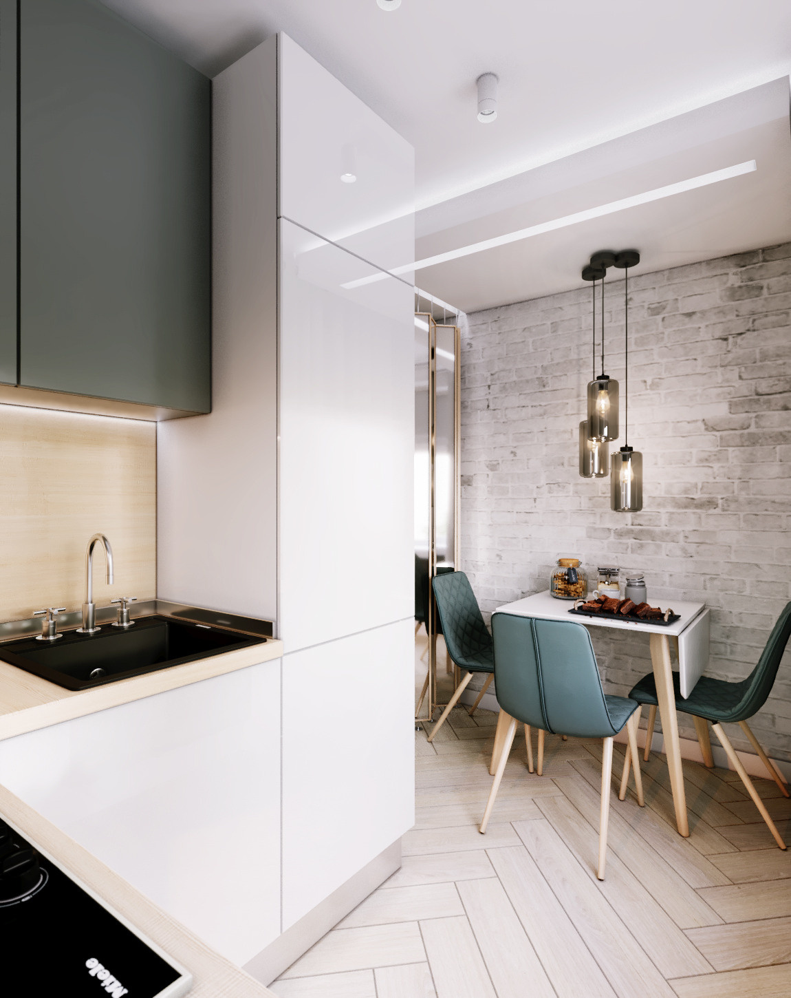 Дизайн ИНТЕРЬЕРА. Начало самостоятельной жизни… Каково это? 45 м². Архитектор, дизайнер интерьера, декоратор