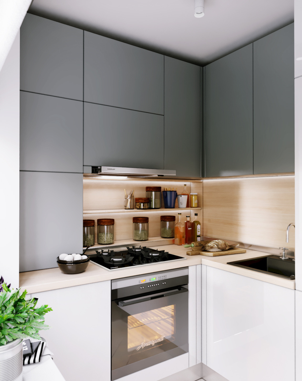 Дизайн ИНТЕРЬЕРА. Начало самостоятельной жизни… Каково это? 45 м². Архитектор, дизайнер интерьера, декоратор