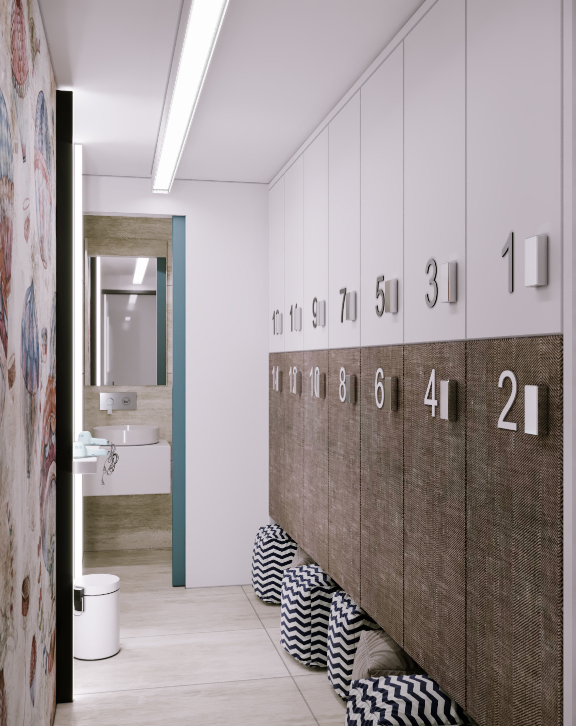 Спорт клуб F1. г. Кишинев. Архитектор, дизайнер интерьера, декоратор