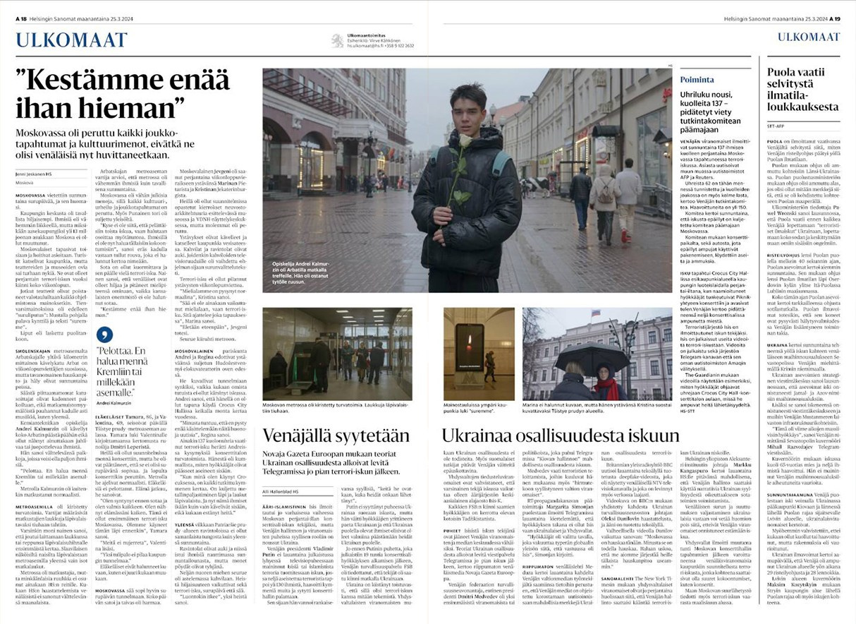 Publications. Marina Sycheva