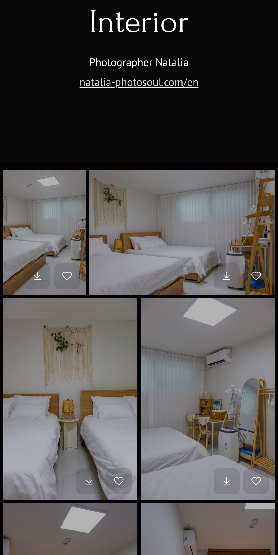 Commercial interior photoshoot. Photographer in Seoul Dobrokvashina Natalya