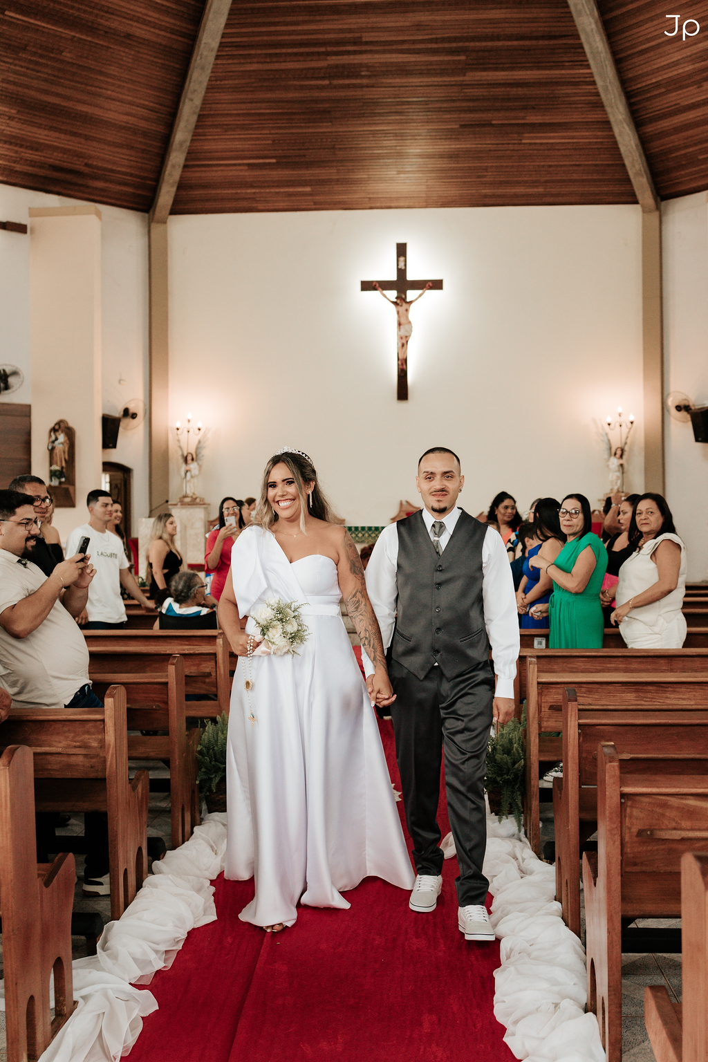 Casal recém casado em Bariri.