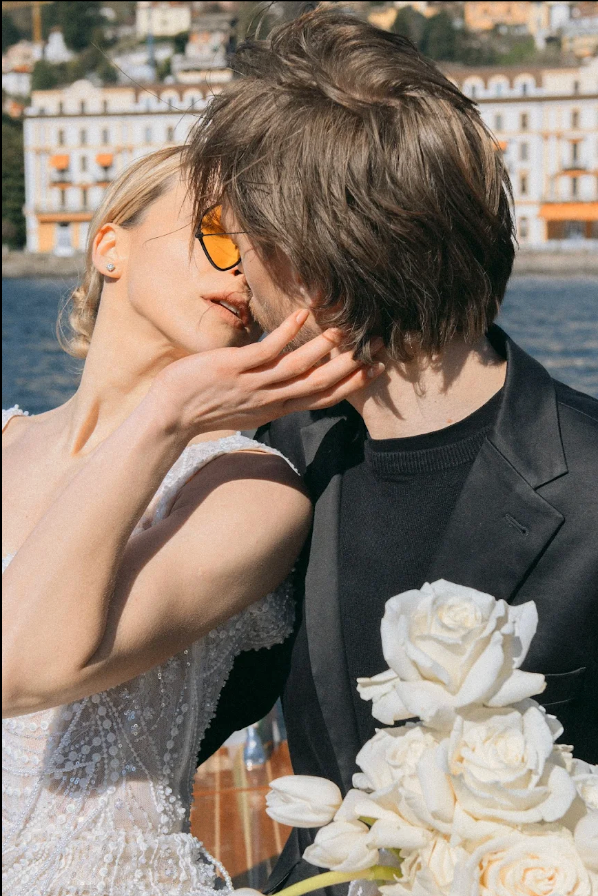 Romantic Lake Como Boat Wedding. Анастасия Бучинская фотограф в Милане