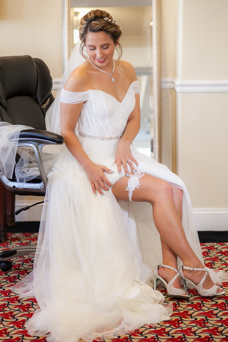 sensual bride photo session