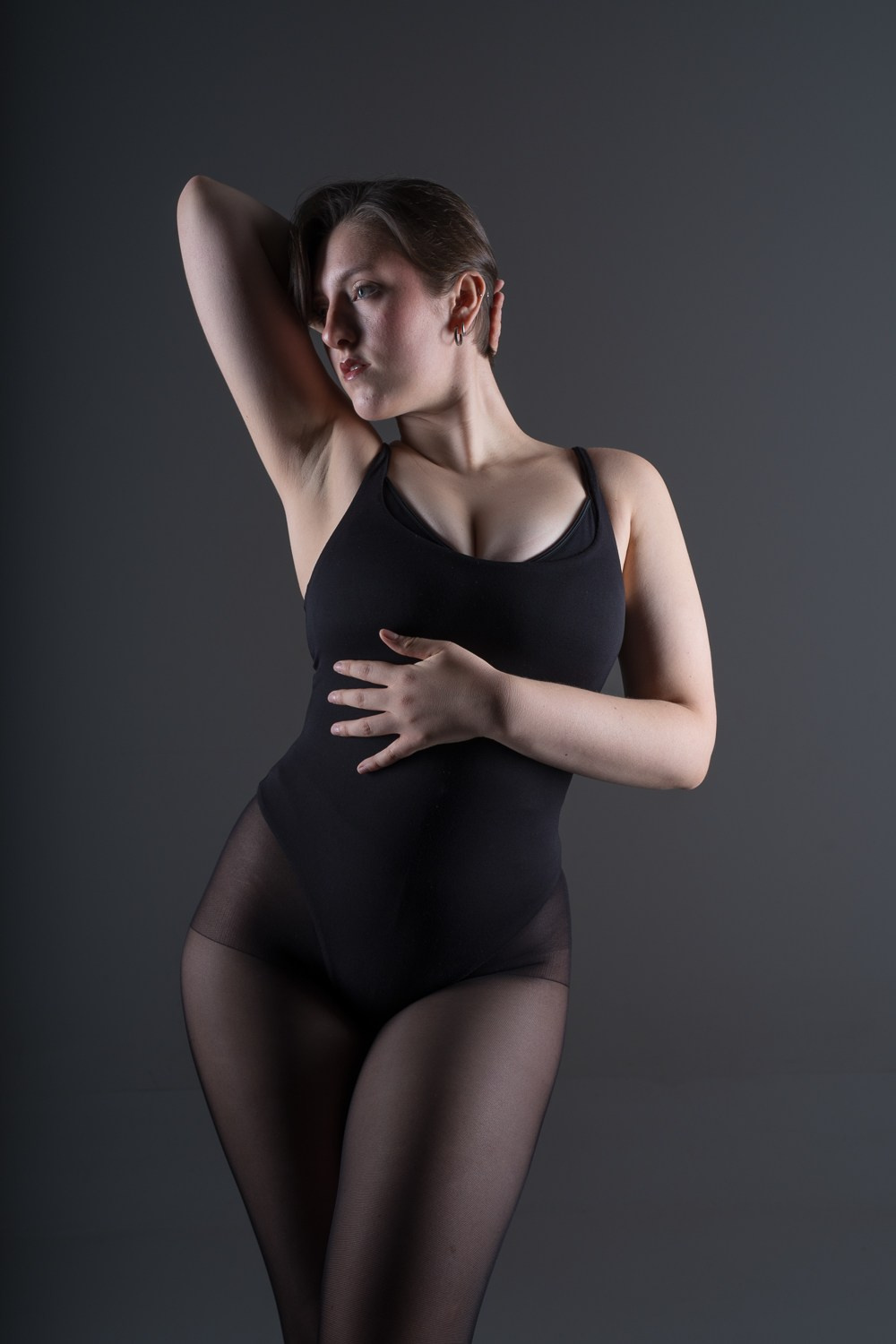 Photoshoot in Madrid, Spain. In studio. Daniela is a fantastic model, ads lots of ideas with poses and other suggestions. 
