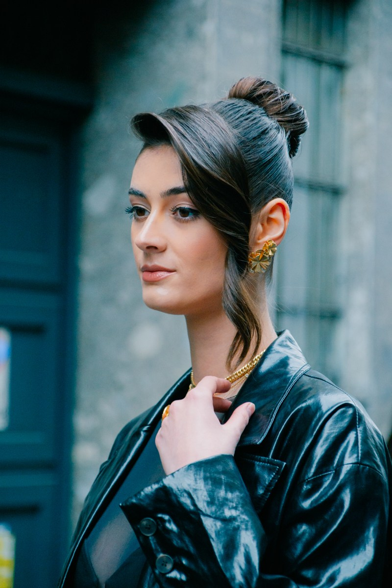 Street style in Milan. Milano Fashion Week