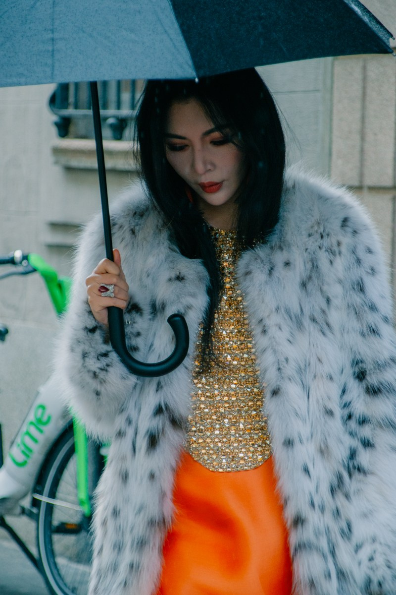 Street style in Milan. Milano Fashion Week