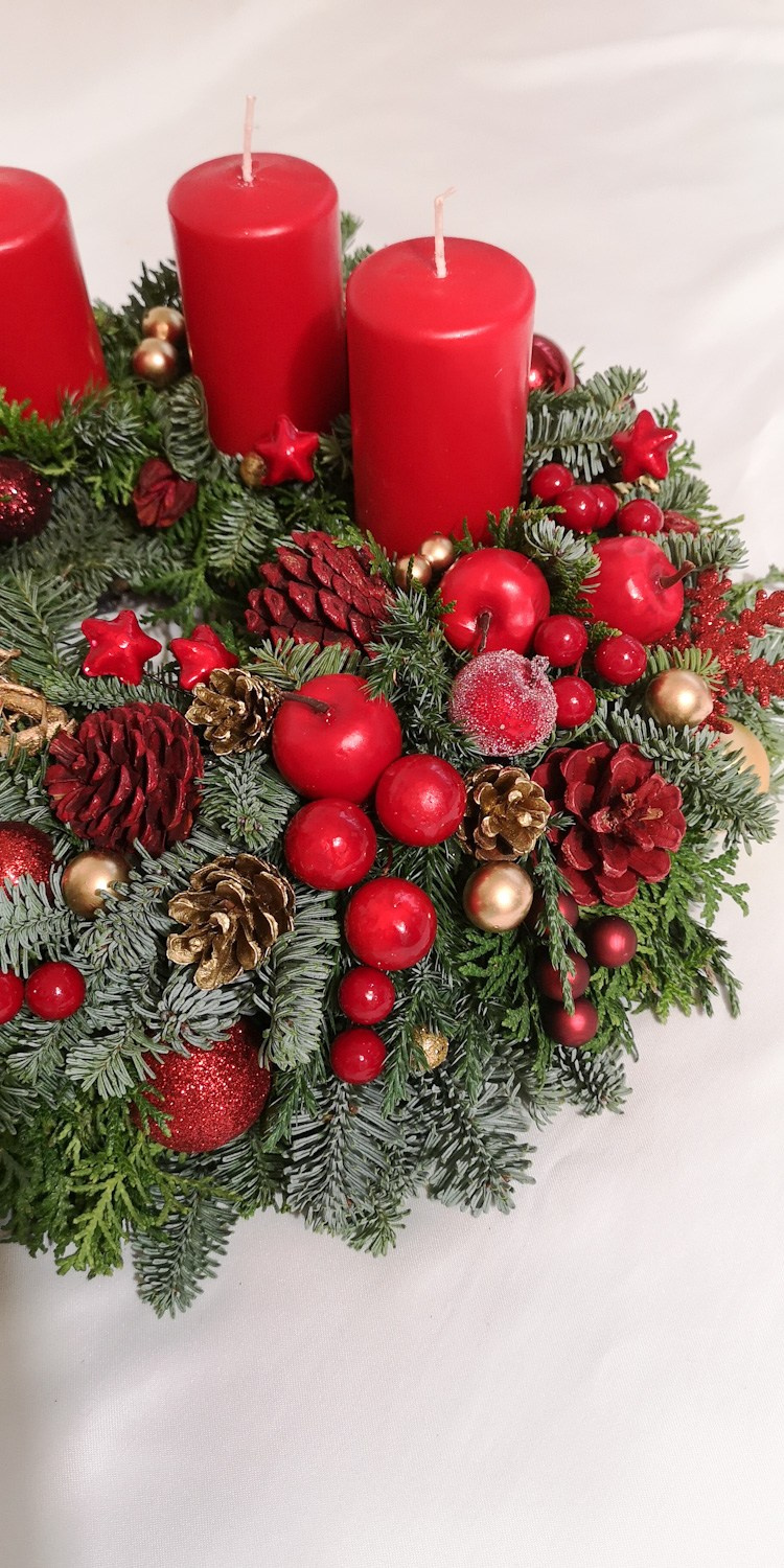 Adventes vainadziņi. Event design, decoration, floristry, gift, Irina Novika, Riga, Latvia