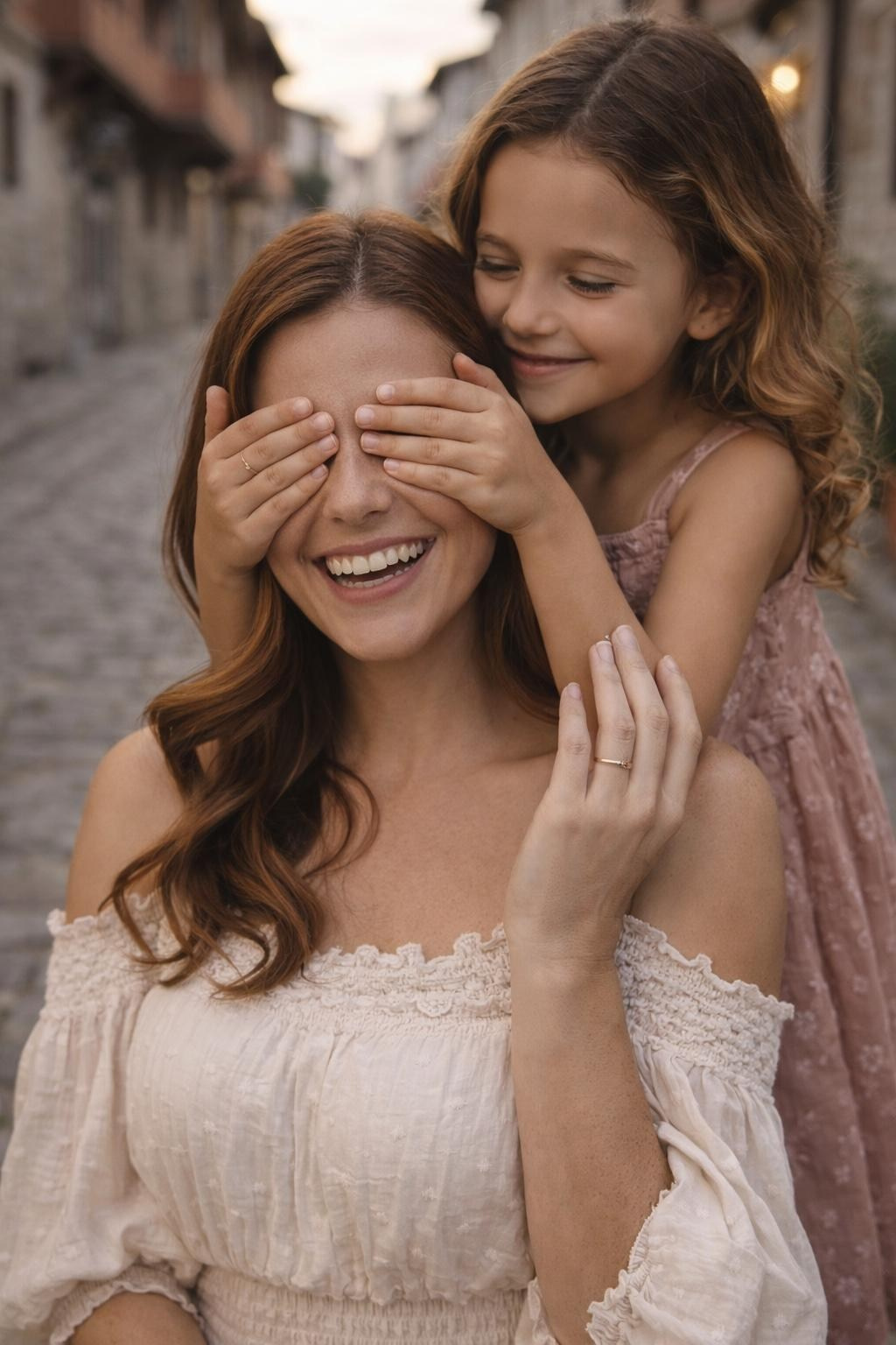Family photoshoot with mother and child in Plovdiv