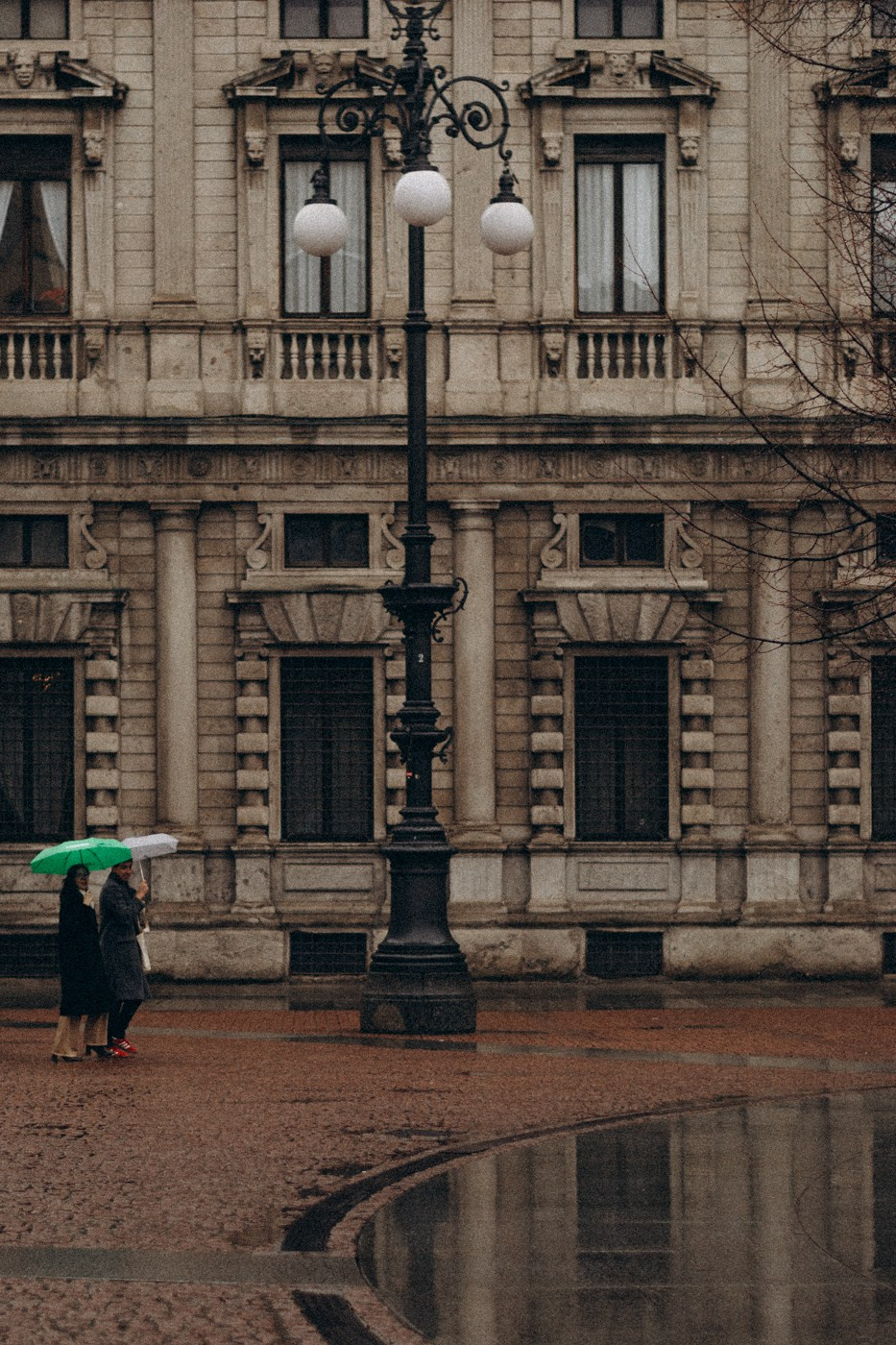 Rain in Milan. Anastasiia Buchinskaia Fotografa Milano