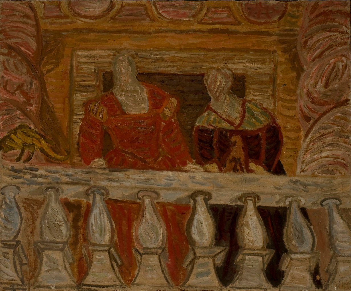 "Our land", early works, 1945 - 1070, painting, Andrzej Strumiłło, Andrzej Strumillo, Polish contemporary art, Polish artist, contemporary art in contemporary Poland, contemporary Polish artists, the best Polish painters, the best Polish artists, famous Polish artists,